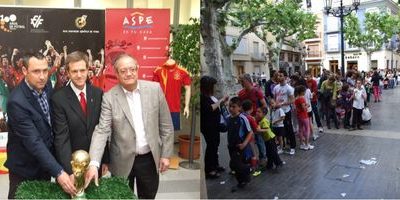 La Copa del Mundo en el Ayuntamiento de Aspe
