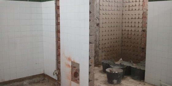 Un momento de las obras