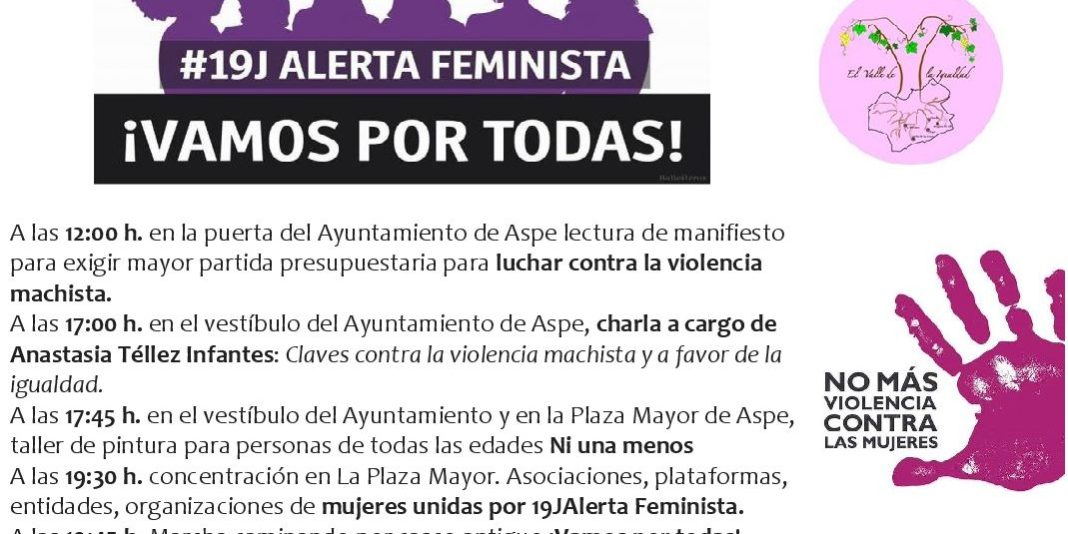 Convocatoria contra violencia género machista 1