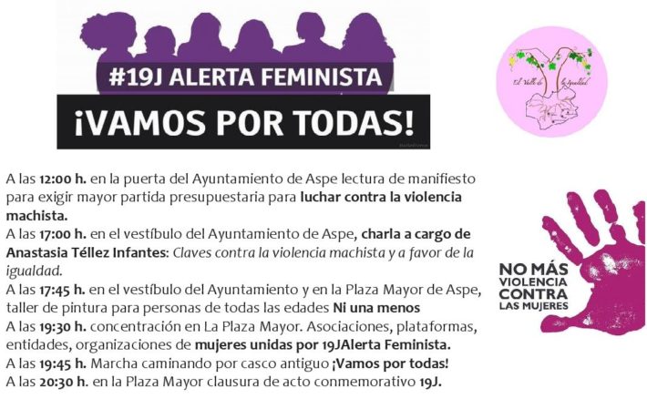 Convocatoria contra violencia género machista 1
