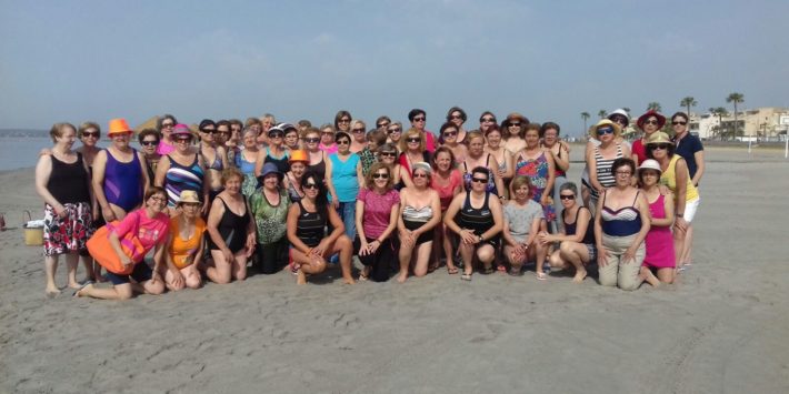 2018-06-14 NP. LA GIMNASIA PARA TERCERA EDAD VIAJA A LA PLAYA