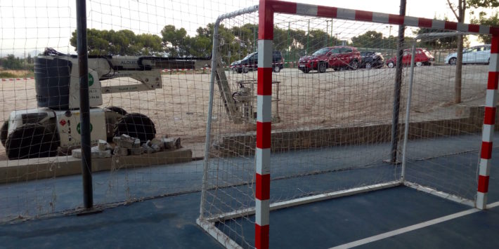 2018-08-28 NP. COMIENZAN OBRAS DE PISTA CUBIERTA