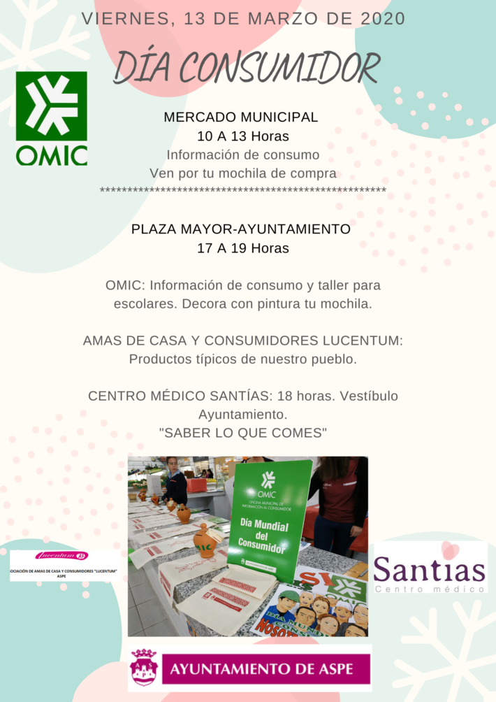 CARTEL DÍA DEL CONSUMIDOR