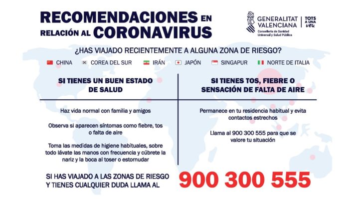 CARTEL RECOMENDACIONES CORONAVIRUS