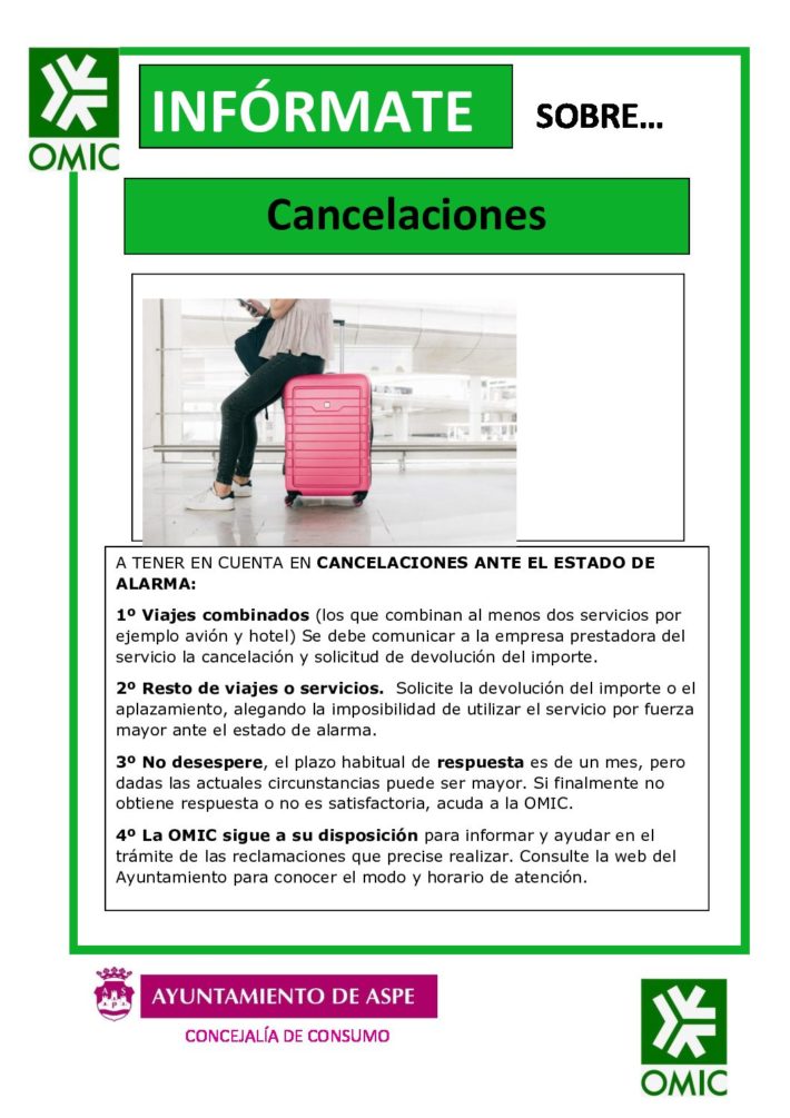 Hoja Informativa cancelaciones