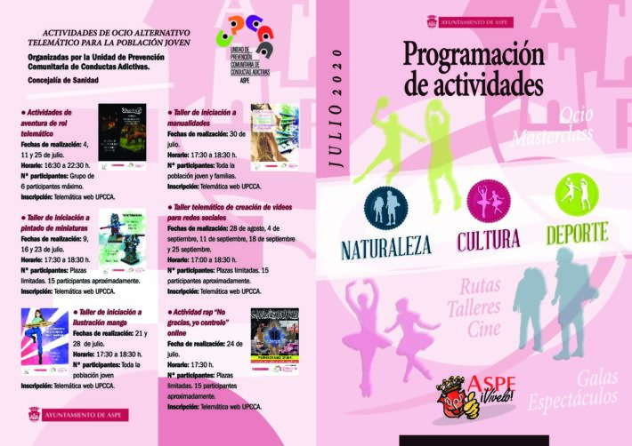 DÍPTICO PROGRAMACIÓN JULIO