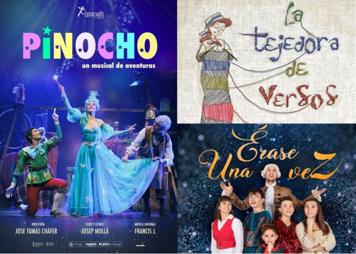 Carteles enero infantil de Teatro Wagner de Aspe