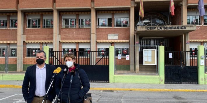 Rueda de prensa  Vuelta al cole en Aspe con mayor refuerzo en medidas sanitarias en Aspe