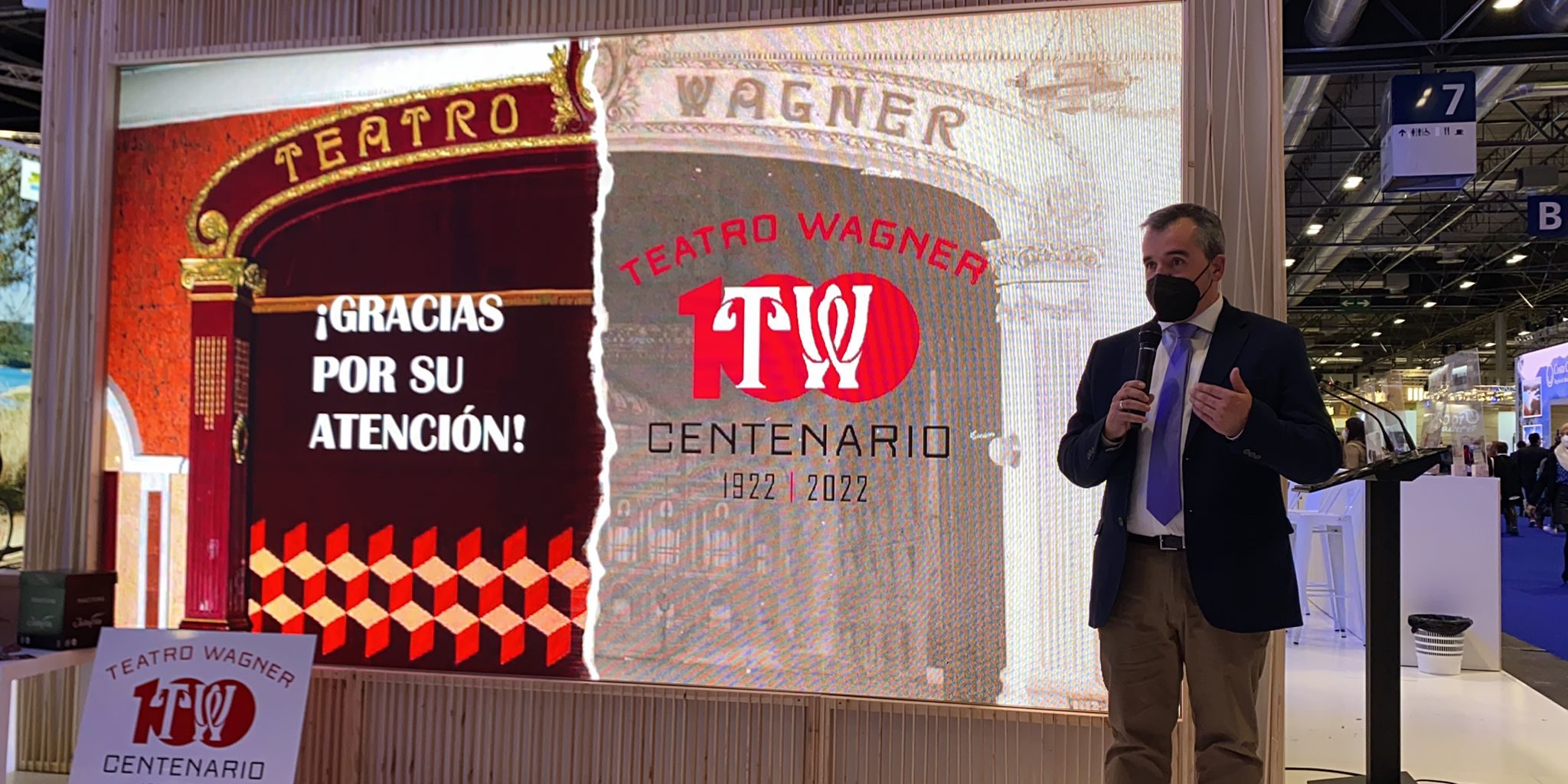 Presentación centenario Teatro Wagner en Fitur