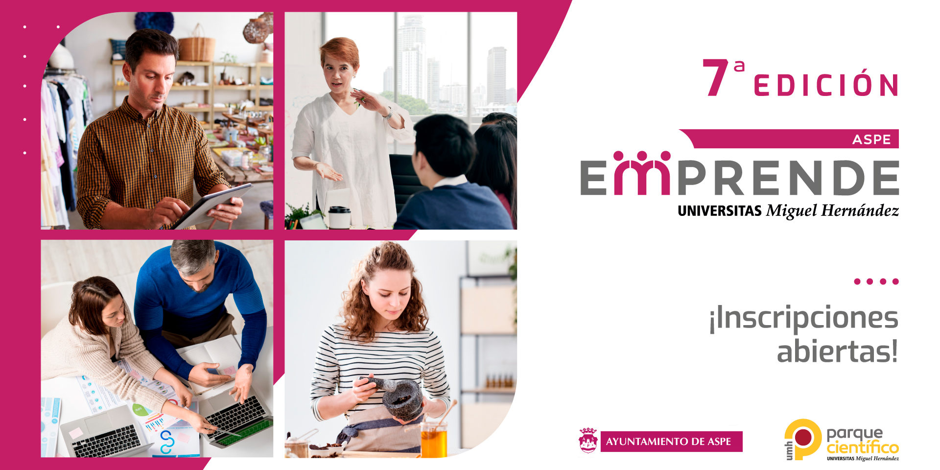 7ª edición Aspe Emprende. Últimos días