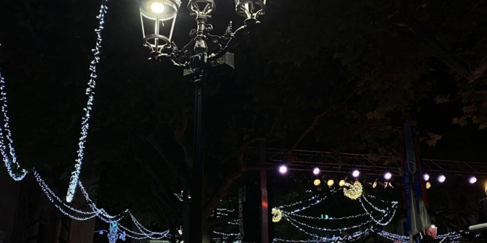 155.- FOTONOTA cambio luces led parque Dr Calatayud y Plaza Mayor (1)