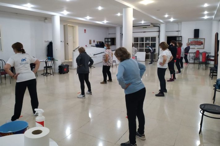 166.- Comienza la gimnasia y mantenimiento para la tercera edad