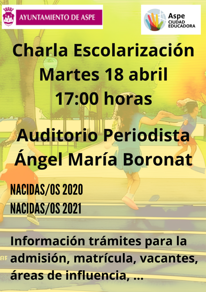 Charla Escolarización