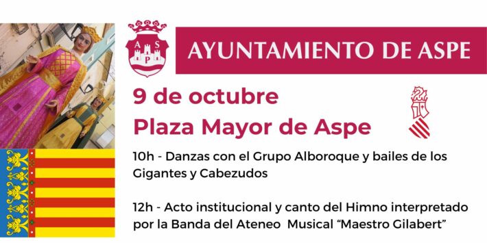 9 de octubre. Plaza Mayor de Aspe