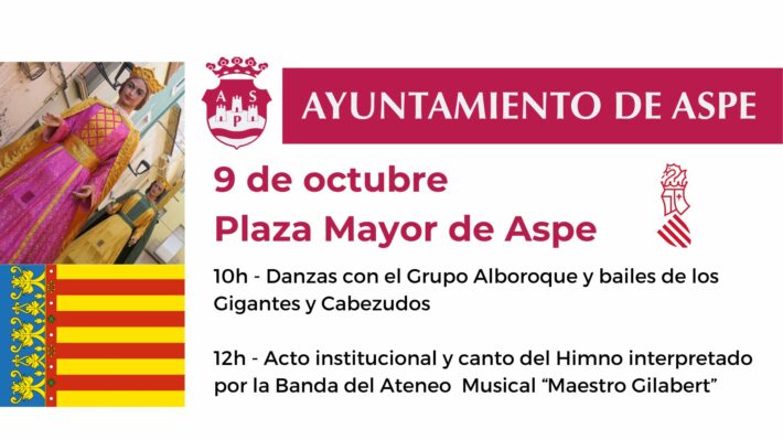 9 de octubre. Plaza Mayor de Aspe