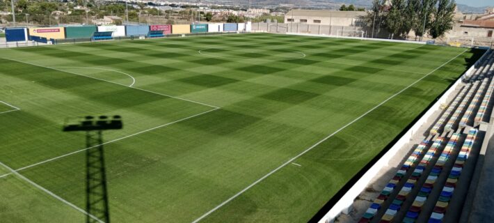 Siembra cesped artificial