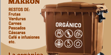 Contenedor marron