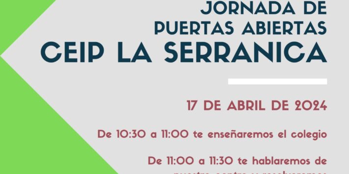 Puertas abiertas La Serranica