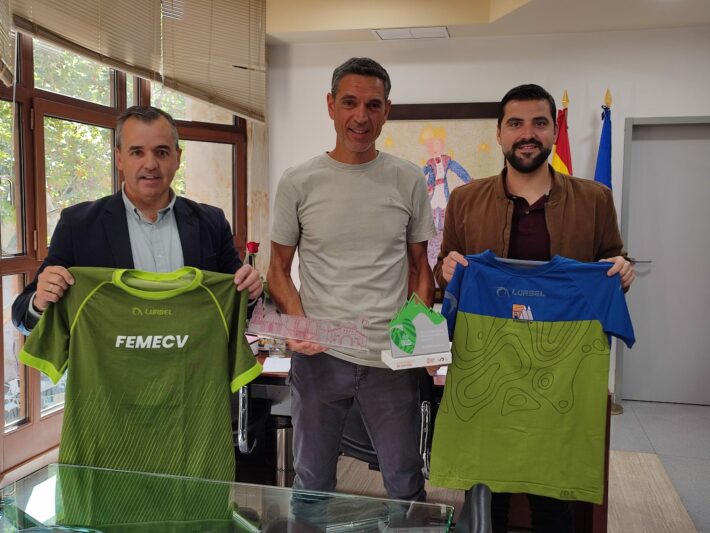 Recibimiento a José Miguel López Díez. Marcha Nórdica