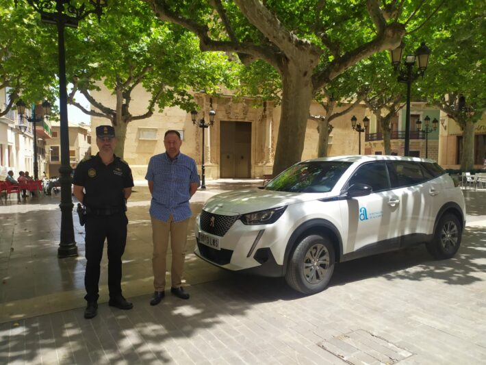Coche electrico policia local