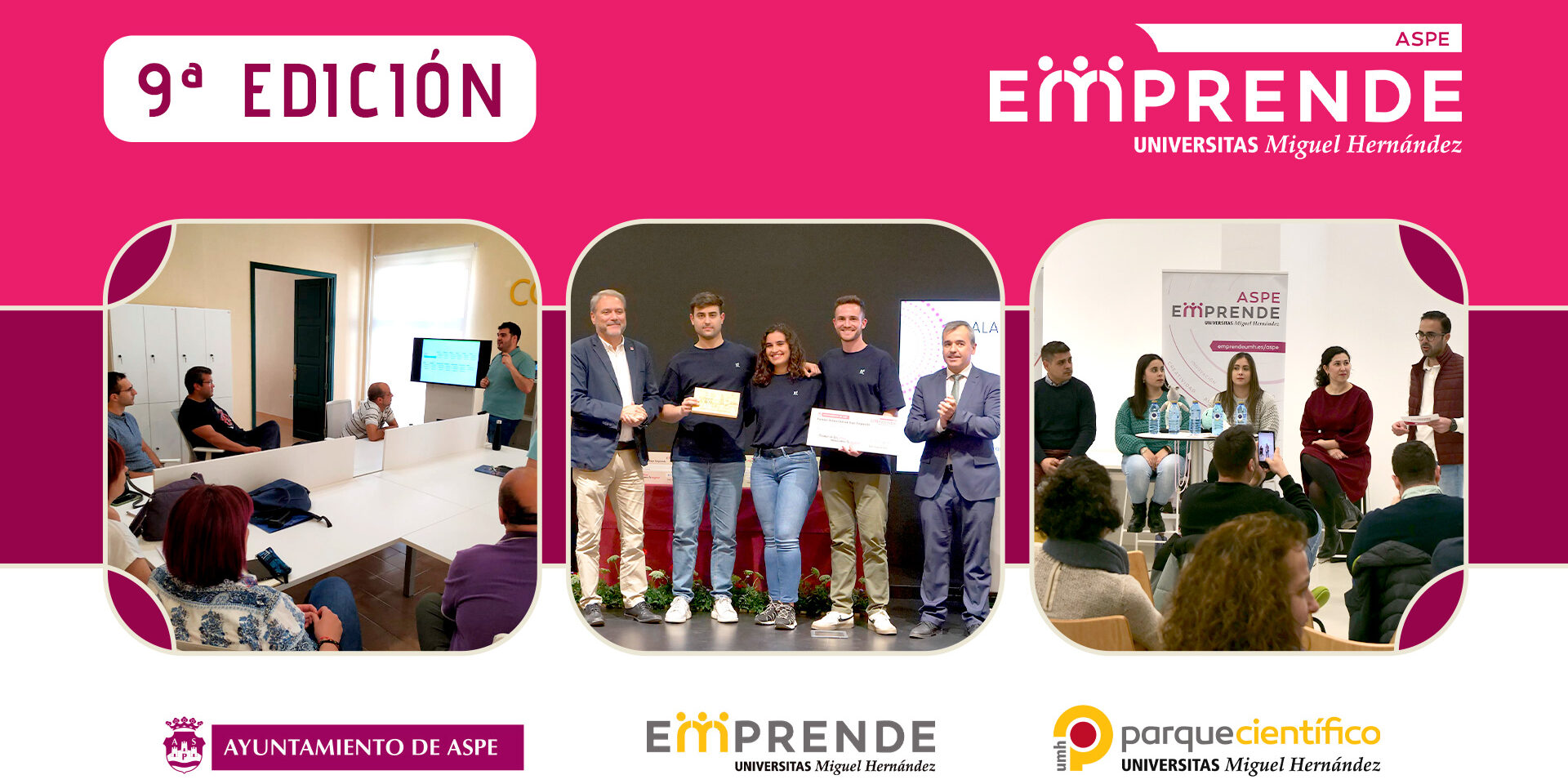 221024- El Parque Científico de la UMH y el Ayuntamiento de Aspe ponen en marcha la 9ª edición de los Premios Aspe Emprende (1)