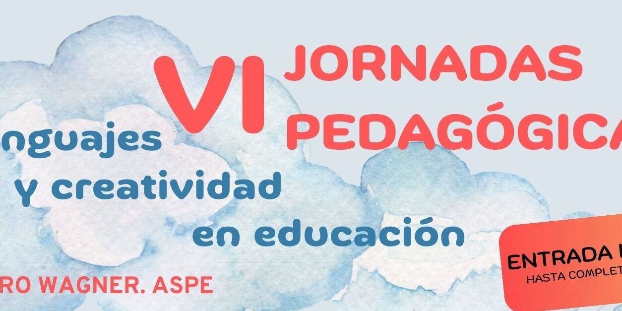 Poster Jornada Corazón Ilustrado Beige y Rojo