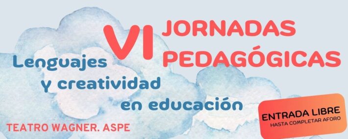 Poster Jornada Corazón Ilustrado Beige y Rojo