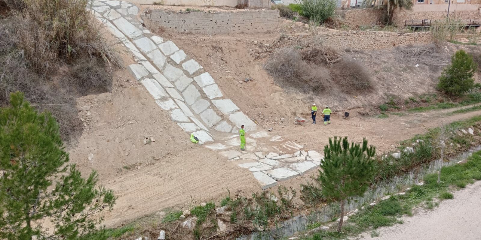 talud Castillo del Río