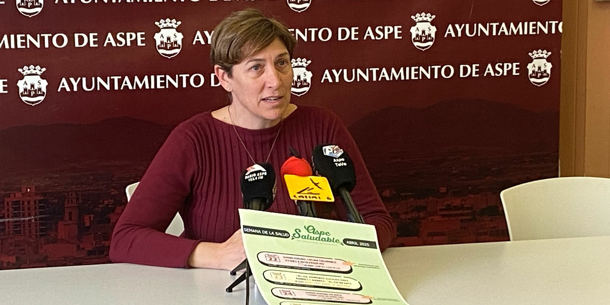 Rueda de prensa Yolanda Moreno, Semana de la Salud