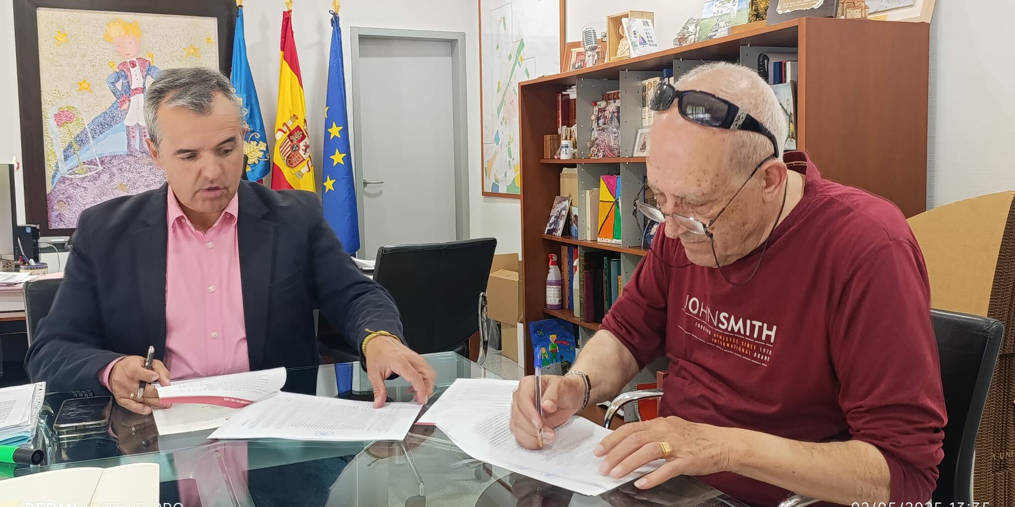 Firma convenio Aspe contra el Hambre