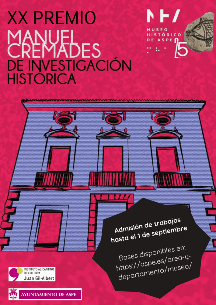 Poster Cartel Exhibición Museo Día Mundial del Arte Artístico Beige