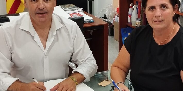 Firma convenio Baloncesto