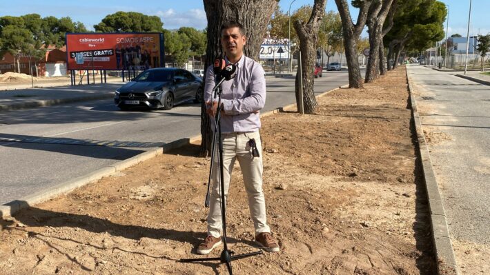 Mejoras en mediana Avenida de Orihuela