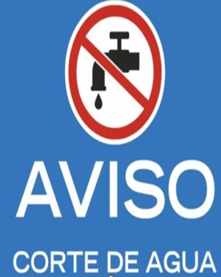 corte agua