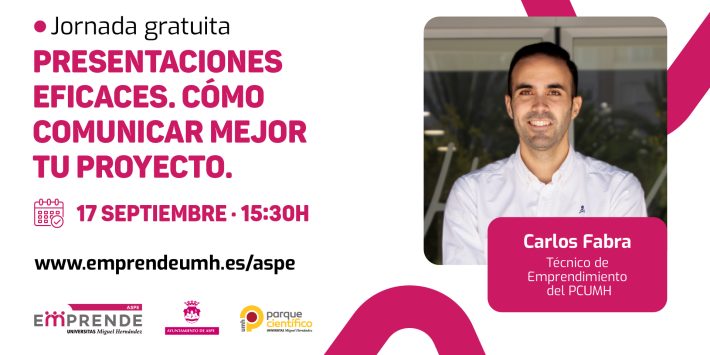 170926- El Parque Científico de la UMH y el Ayuntamiento de Aspe organizan la jornada “Presentaciones eficaces_ cómo comunicar mejor tu proyecto” (1)